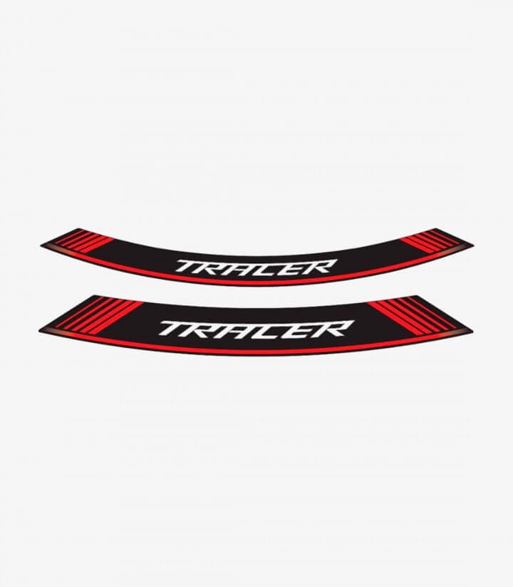 Spezielle Felgenrandaufkleber Yamaha Tracer Puig 9293R Rot