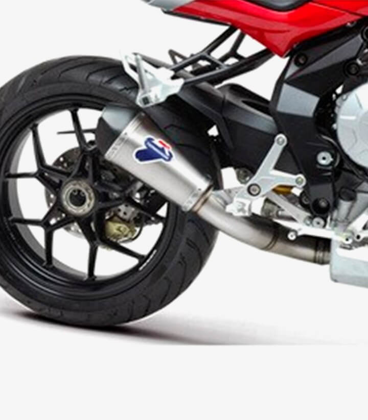 Escape Termignoni Conical acero inoxidable para Mv Agusta Brutale 675/800, Rivale 800 (12-20) MV09080TV