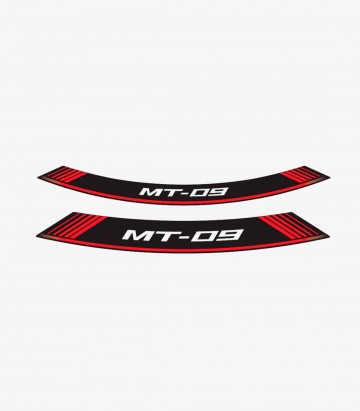 Spezielle Felgenrandaufkleber Yamaha MT-09 Puig 9135R Rot