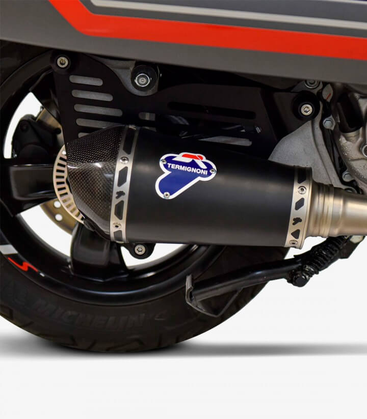 Termignoni Auspuff Conical Edelstahl für Piaggio Vespa GTS 250/300 (08-22) PI06094SO01B