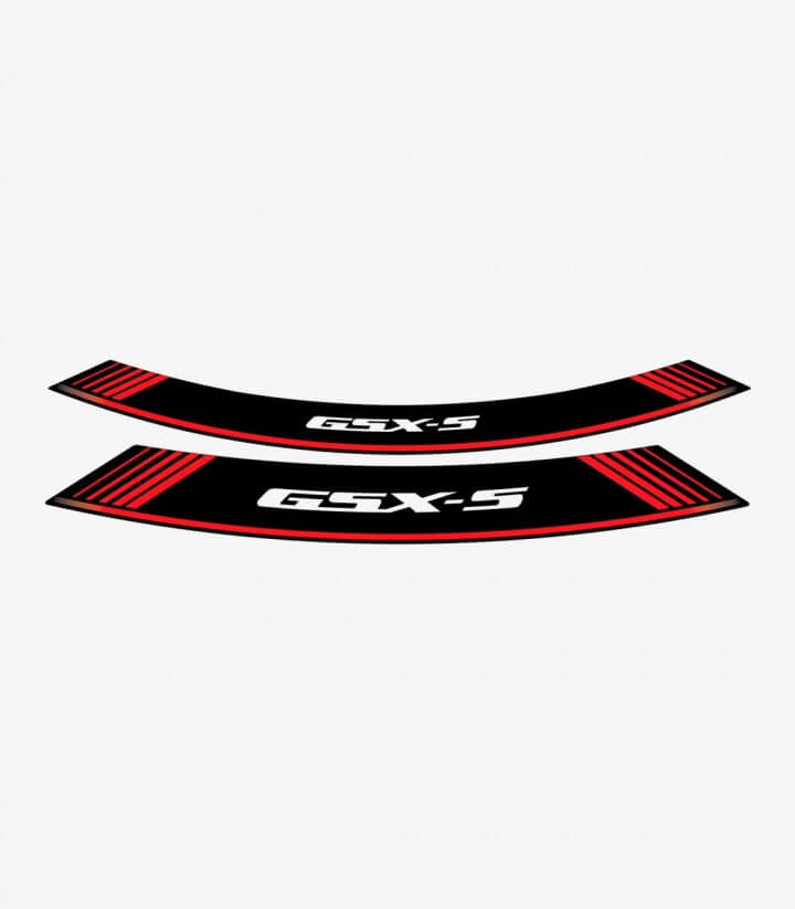 Tiras de llantas Suzuki GSX-S especiales de Puig color Rojo