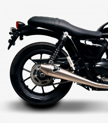 Termignoni Conical Exhaust stainless steel for Triumph Street Twin (16-21) T00909400SSX