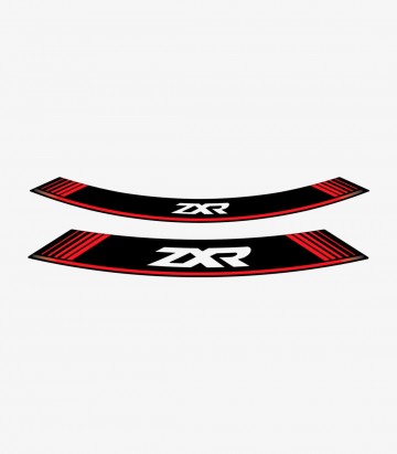Spezielle Felgenrandaufkleber Kawasaki ZXR Puig 9292R Rot