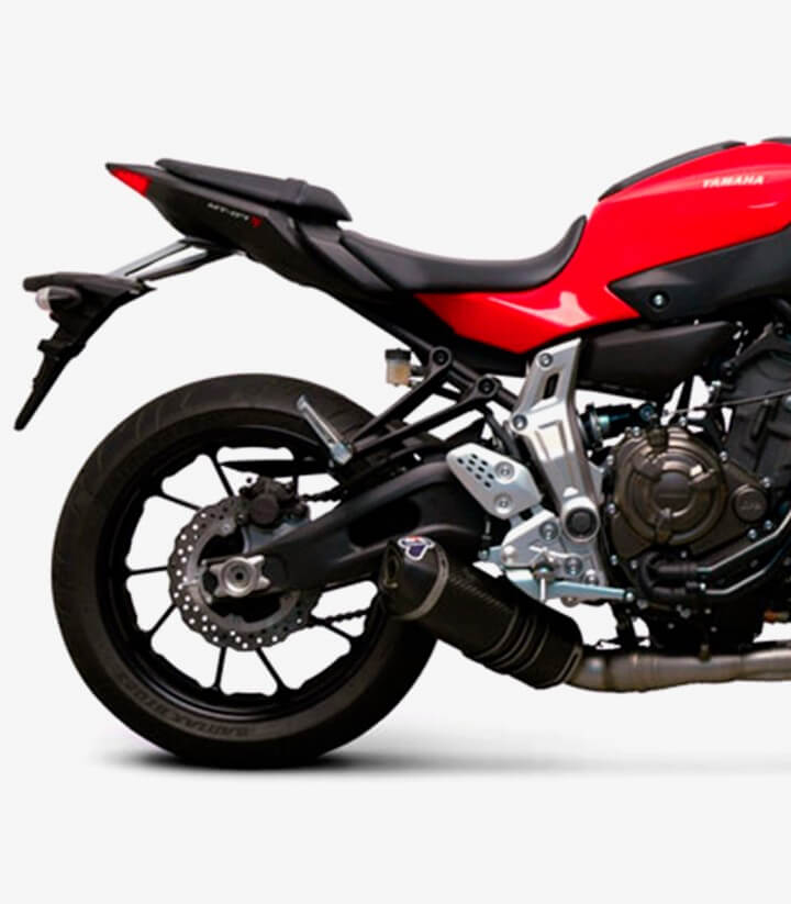 Termignoni Auspuff Relevance Edelstahl für Yamaha MT-07 (14-20), Tracer 7 (16-19), XSR 700 (14-20) Y104090CV