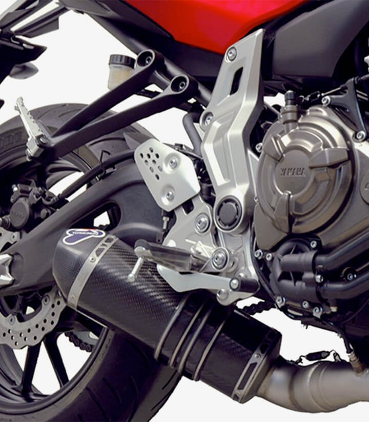 Termignoni Auspuff Relevance Edelstahl für Yamaha MT-07 (14-20), Tracer 7 (16-19), XSR 700 (14-20) Y104090CV