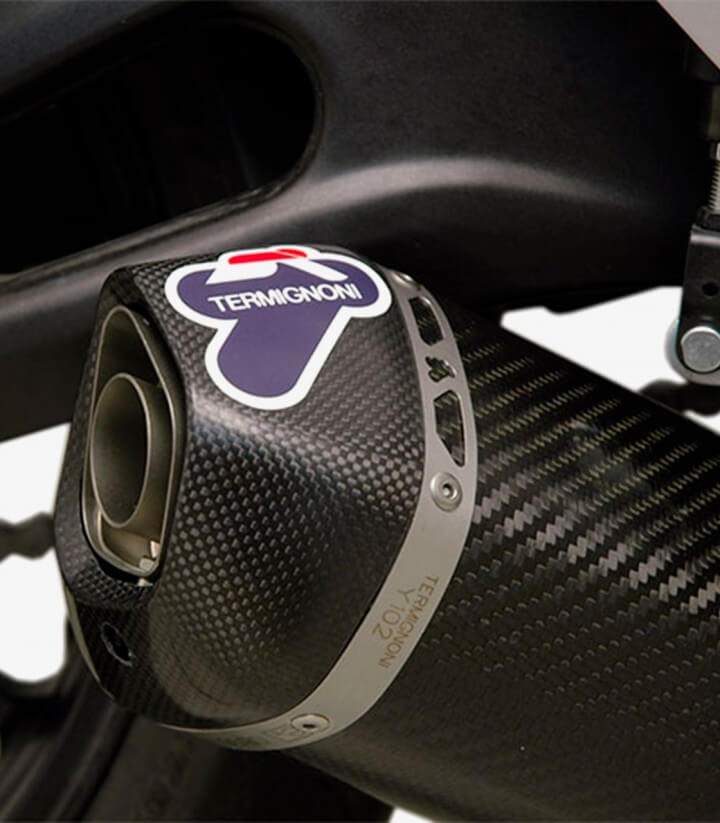 Termignoni Relevance Exhaust stainless steel for Yamaha MT/FZ 07, Tracer 700 / GT / Tracer 7 (16-19), XSR 700 (14-20) Y104090CV
