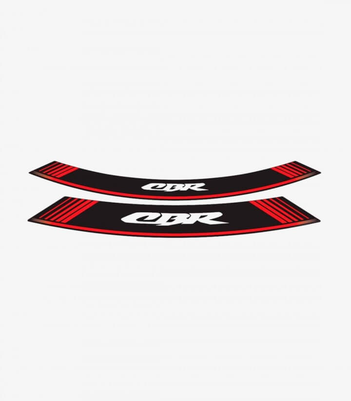 Tiras de llantas Honda CBR especiales de Puig color Rojo