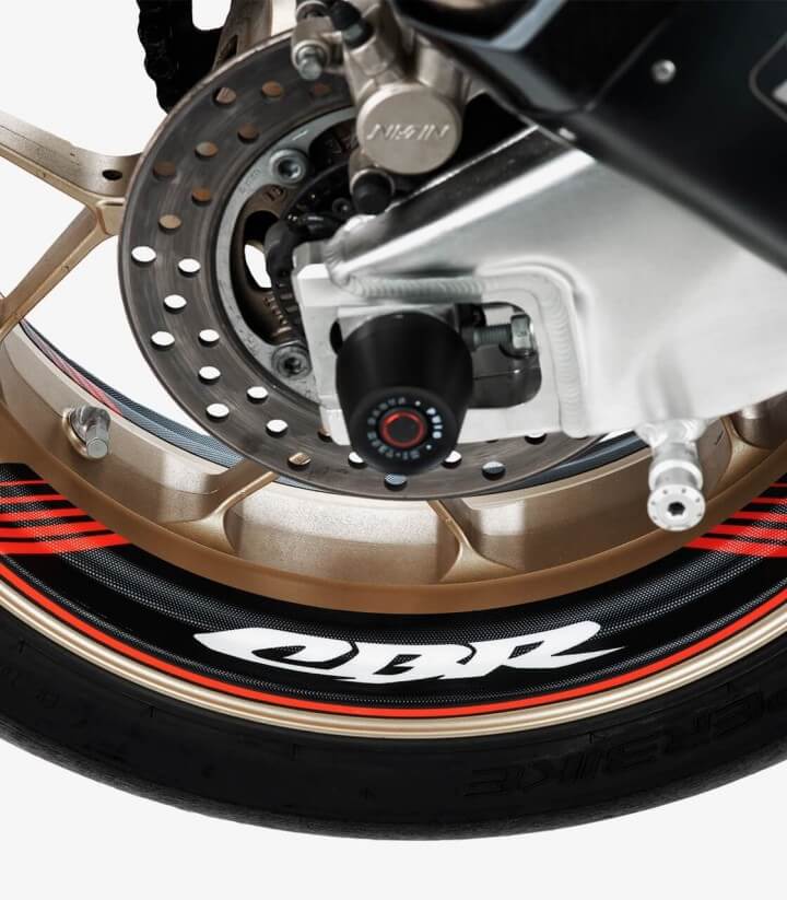 Honda CBR Yellow special rim tapes by Puig