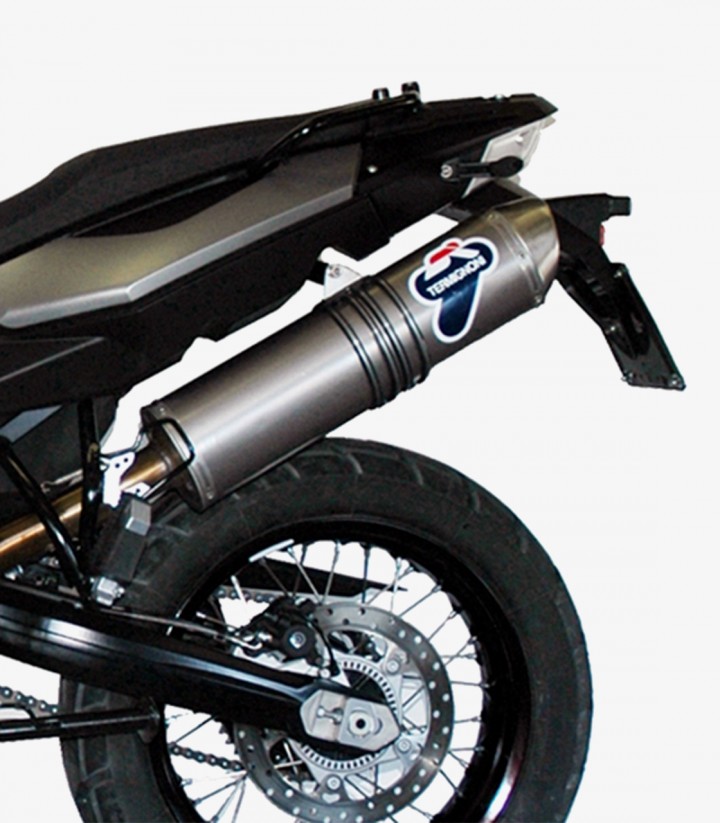Termignoni Oval Exhaust stainless steel for BMW F 650/800 GS (09-16) BW01080INO