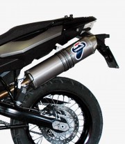 Termignoni Oval Exhaust stainless steel for BMW F 650/800 GS (09-16) BW01080INO