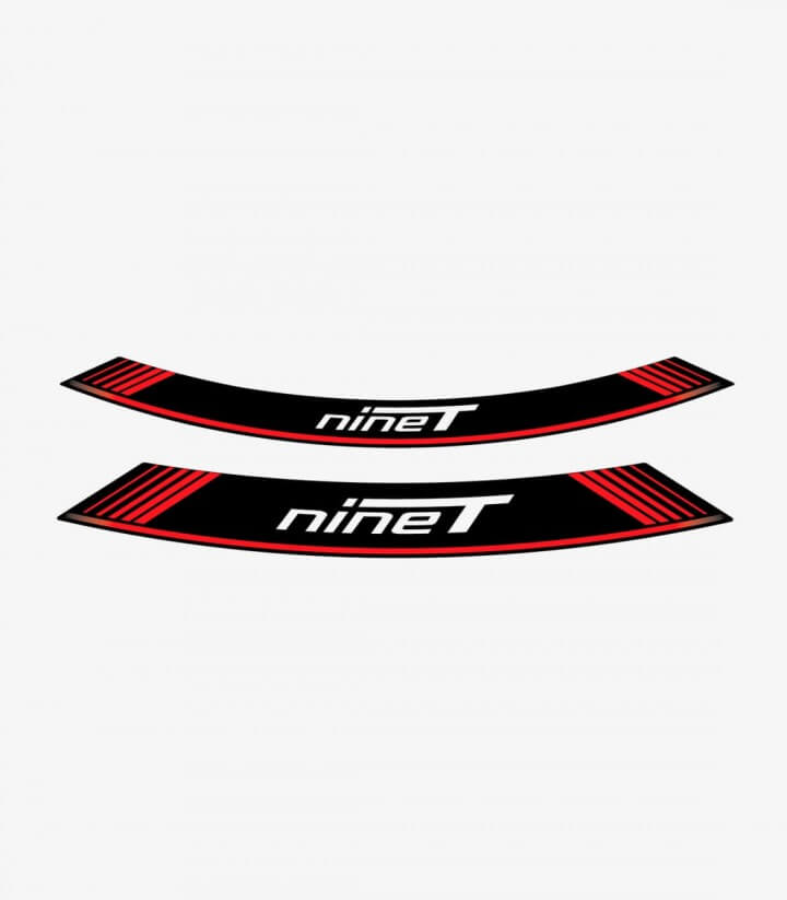 Tiras de llantas BMW nine T especiales de Puig color Rojo