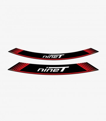Tiras de llantas BMW nine T especiales de Puig color Rojo