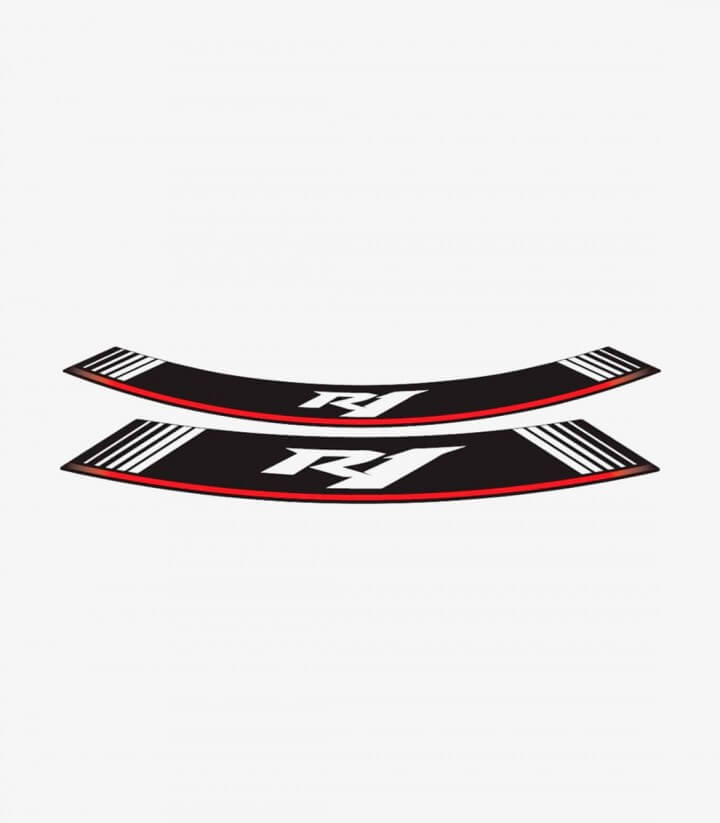 Spezielle Felgenrandaufkleber Yamaha R1 Puig 5529P Silber