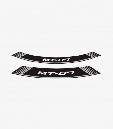 Tiras de llantas Yamaha MT-07 especiales de Puig color Plata