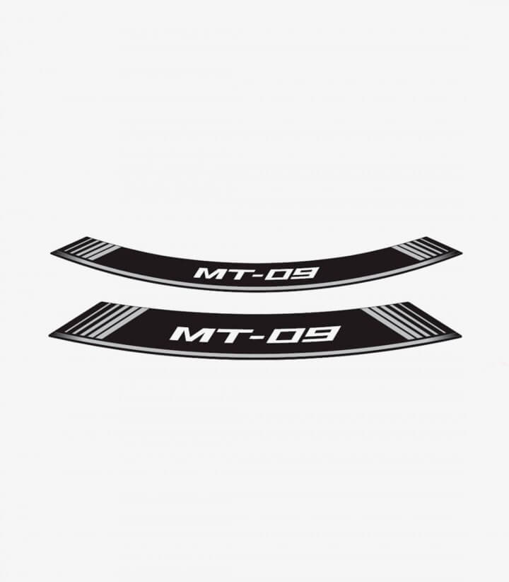 Spezielle Felgenrandaufkleber Yamaha MT-09 Puig 9135P Silber