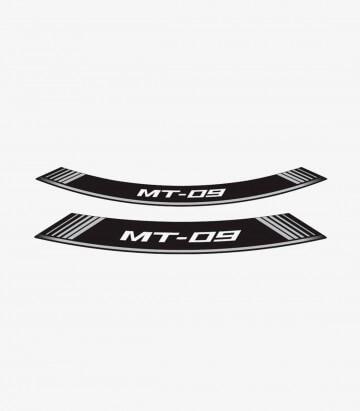 Spezielle Felgenrandaufkleber Yamaha MT-09 Puig 9135P Silber