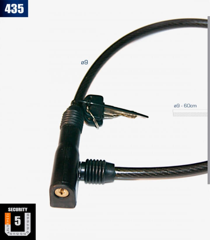 Antirrobo de cable 435 de Urban 60cm de largo