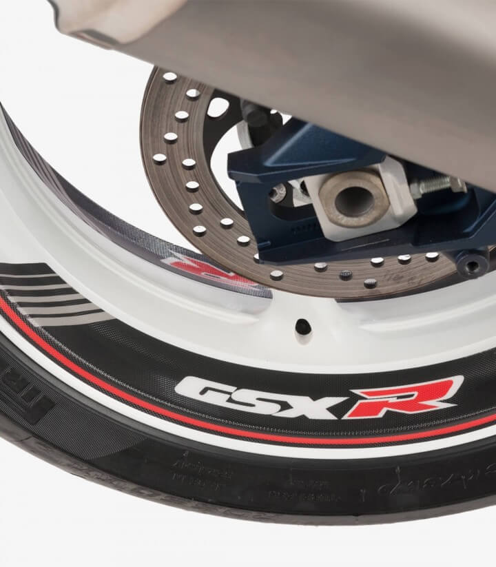 Tiras de llantas Suzuki GSX R especiales de Puig color Plata
