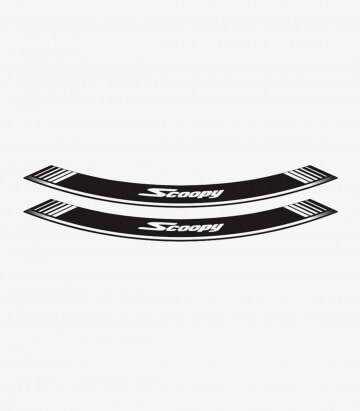 Silver Honda Scoopy special rim tapes 5559P by Puig