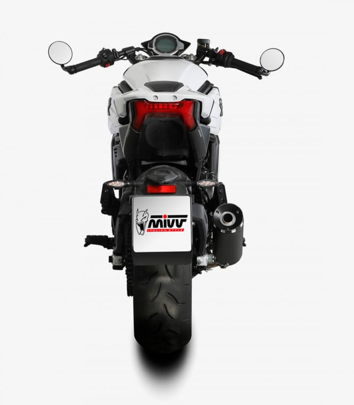 MIVV HR-1 Exhaust Black for CF MOTO 700 CL-X (23-25) CF.003.LH1BA