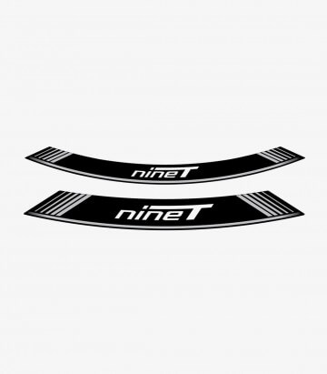 Silver BMW nine T special rim tapes 9133P by Puig