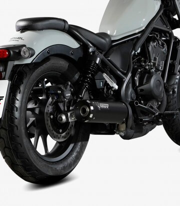 MIVV HR-1 Auspuff Schwarz für Honda CMX 500 Rebel (22-24) H.091.LH1BA