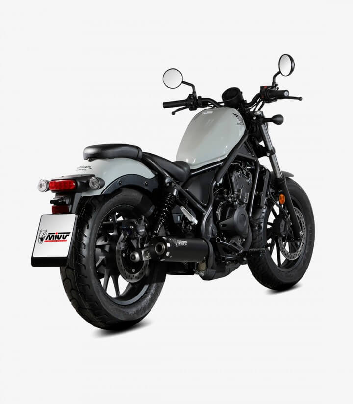 Escape MIVV HR-1 Negro para Honda CMX 500 Rebel (22-25) H.091.LH1BA