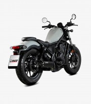 MIVV HR-1 Exhaust Black for Honda CMX 500 Rebel (22-25) H.091.LH1BA