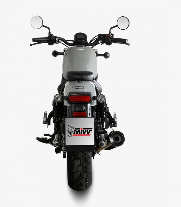 Escape MIVV HR-1 Negro para Honda CMX 500 Rebel (22-25) H.091.LH1BA