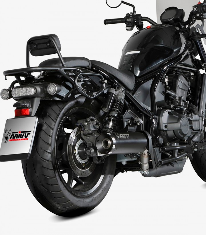 Escape MIVV HR-1 Negro para Honda CMX 1100 Rebel (22-25) H.092.LH1BA