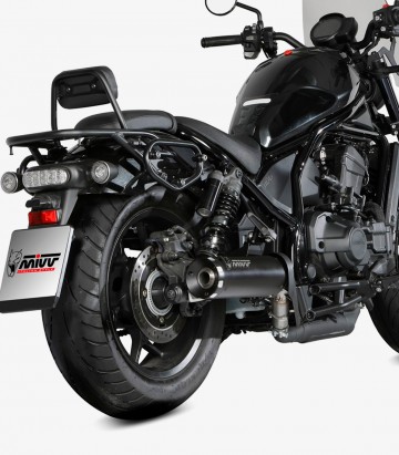 Escape MIVV HR-1 Negro para Honda CMX 1100 Rebel (22-25) H.092.LH1BA