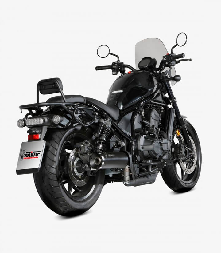 Escape MIVV HR-1 Negro para Honda CMX 1100 Rebel (22-25) H.092.LH1BA