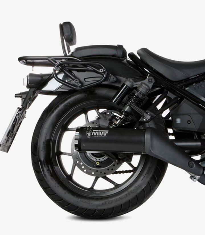 MIVV HR-1 Exhaust Black for Honda CMX 1100 Rebel (22-25) H.092.LH1BA