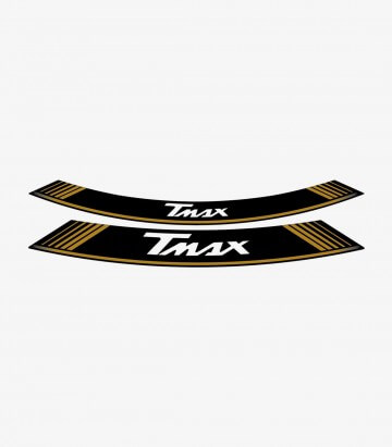 Tiras de llantas Yamaha TMAX especiales de Puig color Oro