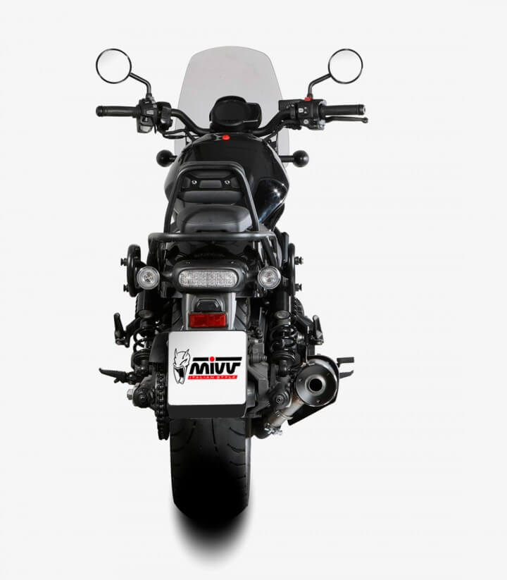 MIVV HR-1 Auspuff Schwarz für Honda CMX 1100 Rebel (22-24) H.092.LH1BA