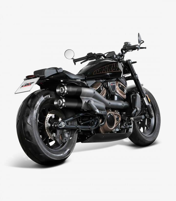 Escape MIVV HR-1 Negro para Harley Davidson Sportster S (21-24) HD.004.LH1BA