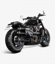 MIVV HR-1 Exhaust Black for Harley Davidson Sportster S (21-24) HD.004.LH1BA