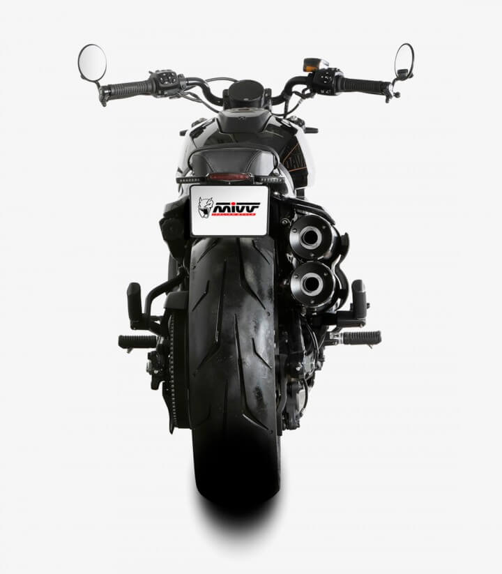 MIVV HR-1 Auspuff Schwarz für Harley-Davidson Sportster S (21-24) HD.004.LH1BA