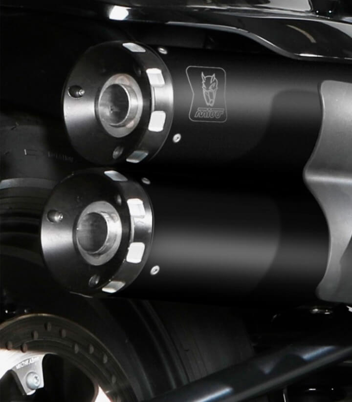 Escape MIVV HR-1 Negro para Harley Davidson Sportster S (21-24) HD.004.LH1BA
