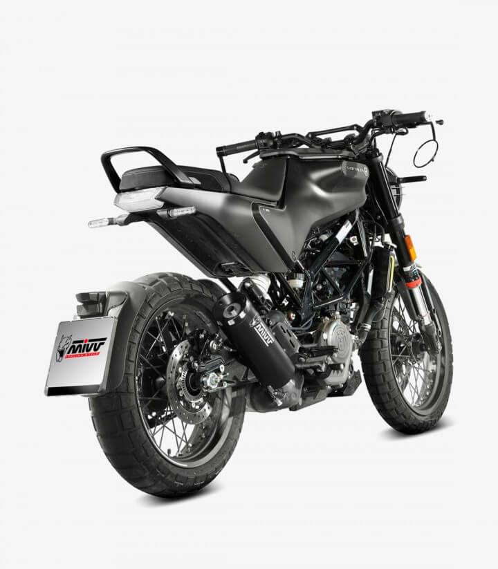 Escape MIVV HR-1 Negro para Husqvarna Svartpilen 125 (21-23) HU.005.LH1BA