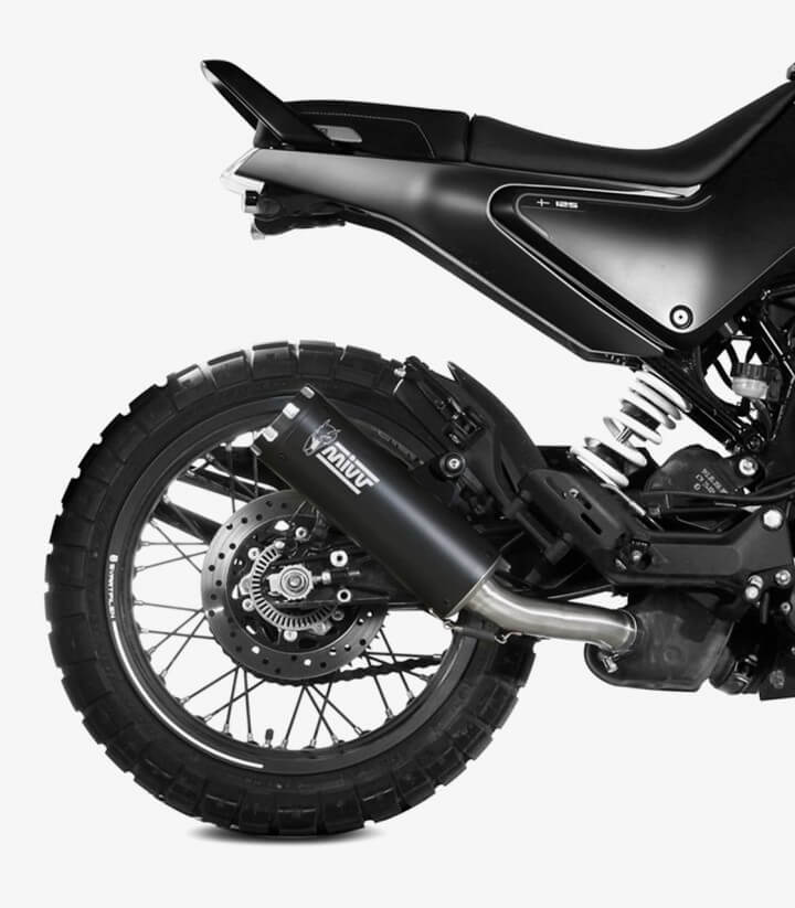 Escape MIVV HR-1 Negro para Husqvarna Svartpilen 125 (21-23) HU.005.LH1BA
