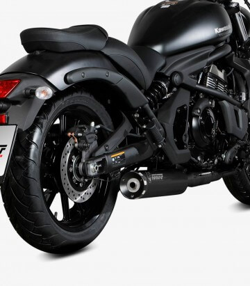 MIVV HR-1 Auspuff Schwarz für Kawasaki Vulcan S (17-23), Vulcan 900 Classic (17-23) K.060.SH1BAN