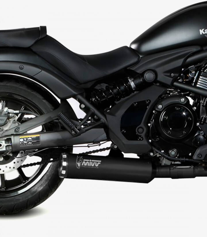 Escape MIVV HR-1 Negro para Kawasaki Vulcan S 650 / 900 (17-23) K.060.SH1BAN