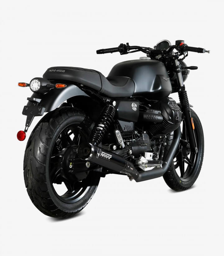 Escape MIVV HR-1 Negro para Moto Guzzi V7 Stone (21-25) M.014.LH1BA