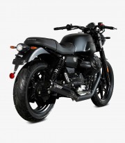 MIVV HR-1 Exhaust Black for Moto Guzzi V7 Stone (21-25) M.014.LH1BA