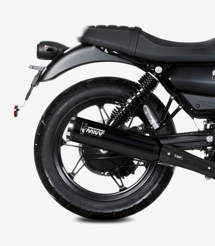 Escape MIVV HR-1 Negro para Moto Guzzi V7 Stone (21-25) M.014.LH1BA