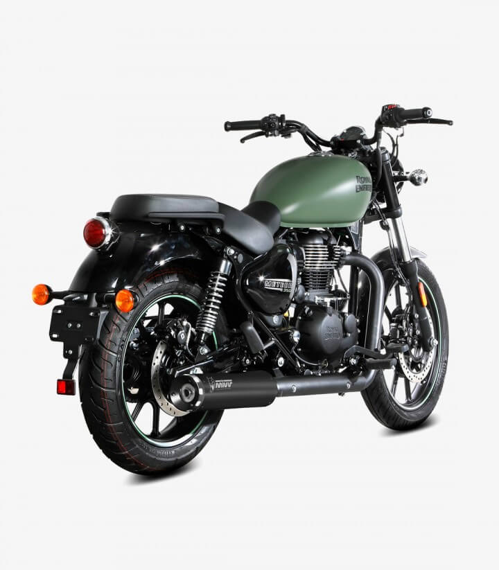 Escape MIVV HR-1 Negro para Royal Enfield Beverly 400, Meteor 350 (21-25) RE.004.LH1BA