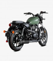MIVV HR-1 Exhaust Black for Royal Enfield Beverly 400, Meteor 350 (21-25) RE.004.LH1BA