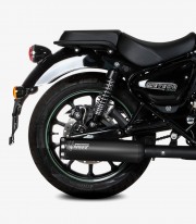 MIVV HR-1 Exhaust Black for Royal Enfield Beverly 400, Meteor 350 (21-25) RE.004.LH1BA