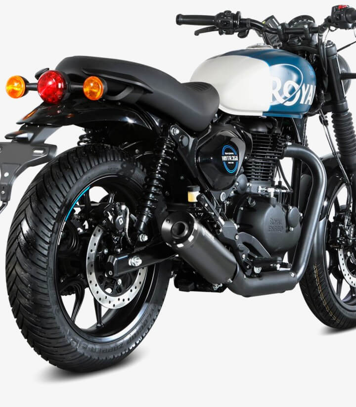 MIVV HR-1 Exhaust Black for Royal Enfield HNTR 350 (22-25) RE.005.LH1BA